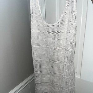Shade and Shore Women’s White Crochet Cover Up Dress